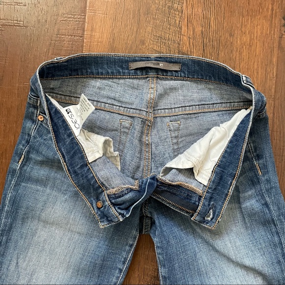 JOE’S Jeans Socialite Kicker, Elizabeth wash cropped, cuffed jeans, size W27 - Picture 4 of 13